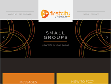 Tablet Screenshot of firstcitychurch.org